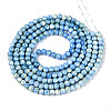 Baking Paint Glass Beads Strands DGLA-N016-4mm-09-2