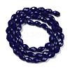 Opaque Solid Color Imitation Jade Beads Strands EGLA-N013-P4mm-D03-2