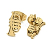 304 Stainless Steel Stud Earrings EJEW-G384-04F-2