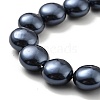 Electroplated Shell Pearl Beads Strands BSHE-G027-03B-3