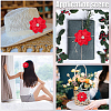 Polyester & Rhinestones Ornament Accessories DIY-WH20063-015B-4