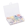 333Pcs 12 Style Spray Painted Acrylic Beads MACR-YW0001-52-4