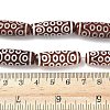 Rice Shape Tibetan Style dZi Beads Strands G-A269-A18-01-5