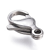 316 Surgical Stainless Steel Lobster Claw Clasps STAS-M281-01P-E-2