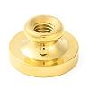 Golden Tone Round Wax Seal Brass Stamp Heads AJEW-Z034-01G-08-3