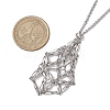 3Pcs 3 Sizes 304 Stainless Steel Rolo Chain Macrame Pouch Necklace Making NJEW-JN05071-01-5