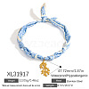 304 Stainless Steel Pendant Printed Scarf Necklaces FS-WGD2FA8-15-1