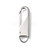 304 Stainless Steel Keychain Clasps STAS-U051-02B-P-1