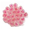 UV Plating Rainbow Iridescent Acrylic Beads LS-OACR-P010-20G-3