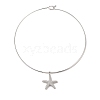 Brass Charm Bangles BJEW-Q350-07B-P-1