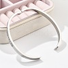 304 Stainless Steel Rhinestone Bangles for Women BJEW-Z092-17P-4