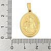 Ion Plating(IP) 304 Stainless Steel Pendants LS-STAS-B071-02A-21G-3