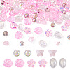 100Pcs 5 Styles Electroplate Transparent Glass Beads EGLA-TA0013-35B-1