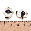 Halloween Theme Rack Plating Alloy Enamel Pendants ENAM-N056-355B-3