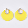 Opaque Acrylic Pendants MACR-T031-08B-2