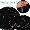Alloy with Rhinestone Hair Chain DIY-WH20058-11G-5