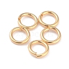 Rack Plating Brass Jump Rings X-KK-O139-18B-G-1