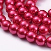 Glass Pearl Beads Strands HY-XCP0001-03C-3