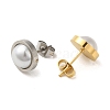 PVD Vacuum Plating 304 Stainless Steel Stud Earring EJEW-C099-02GP-3