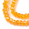 Electroplate Glass Beads Strands X-EGLA-A034-T1mm-A24-3