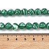 Synthetic Malachite Beads Strands G-I199-32-8mm-L-2