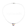 Glass Seed Beads Pendant Necklaces NJEW-JN03459-04-1