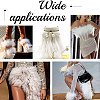 Gorgecraft 2M Fashion Ostrich Feather Cloth Strand Costume Accessories FIND-GF0004-66B-5