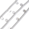 304 Stainless Steel Curb Chains CHS-G041-02P-05-1