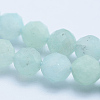 Natural Amazonite Beads Strands G-E411-43-4mm-4