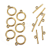Tibetan Style Toggle Clasps X-TIBEP-A12208-G-FF-1