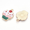 Eco-Friendly Alloy Enamel Pendants X-ENAM-Q437-017-NR-2