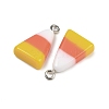 Opaque Resin Pendants RESI-C062-01-2