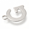 Non-Tarnish 201 Stainless Steel Charms X-STAS-C021-06P-G-3