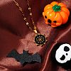 Halloween Stainless Steel Enamel Pendant Necklaces AJ4171-2