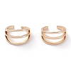 Brass Cuff Earrings EJEW-P188-02G-2