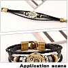 Tibetan Style Snap Lock Clasps LS-MLF11313Y-NF-4