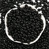 Imitation Jade Glass Seed Beads SEED-Z001-A-B16-2