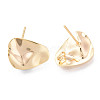 Brass Stud Earrings Findings X-KK-R116-017-NF-2