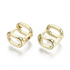 Brass Hoop Earrings EJEW-S201-245G-3