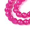 Imitation Jade Glass Beads Strands GLAA-T028-4mm-11I-4