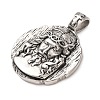 Religion 304 Stainless Steel Pendants STAS-E526-06AS-2