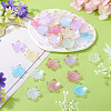 120Pcs 8 Colors Acrylic Bead Caps MACR-TA0002-59-5