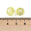 Transparent Acrylic Beads OACR-Q015-02C-3