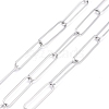 Tarnish Resistant 304 Stainless Steel Paperclip Chains CHS-F011-03A-P-2