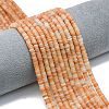 Natural Red Aventurine Beads Strands G-P575-B05-4x1mm-04-1