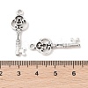 Tibetan Style Alloy Skeleton Key Pendants TIBEP-Q043-014-RS-3