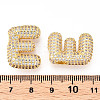 Brass Micro Pave Cubic Zirconia Pendants KK-N254-06G-E-3