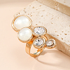 Round Alloy Statement Rings for Women AJ0330-3