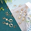 CREATCABIN 50Pcs Brass Leverback Earring Findings DIY-CN0002-22-4