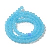 Imitation Jade Frosted Glass Bead Strands X1-GLAA-F029-JM4mm-B03-2